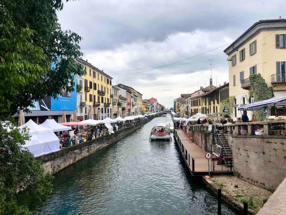 Cozy Loft Navigli, Close To Duomo And Bocconi - Italy Flat Vacation Milán Exteriér fotografie
